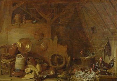 Barn interior av Frans Ryckhals