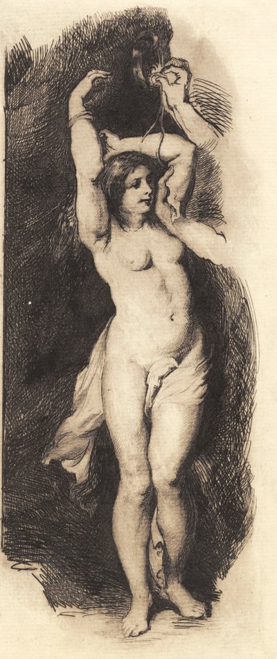 Andromeda, efter Rubens av Frans Schwartz