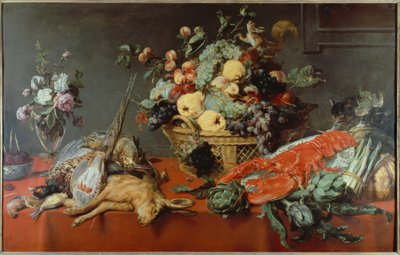 Stilleben med en fruktkorg av Frans Snyders or Snijders