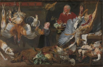 En spelbutik av Frans Snyders or Snijders