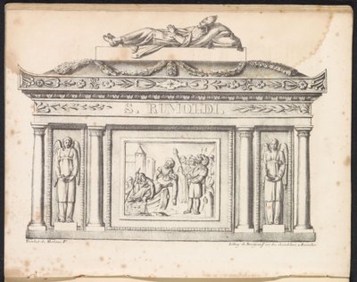 Relikvieskrin från Saint Rombout, 1825 av Frans Vervloet