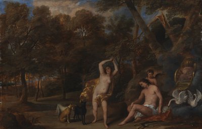 Venus beklagar den dödade Adonis av Frans Wouters