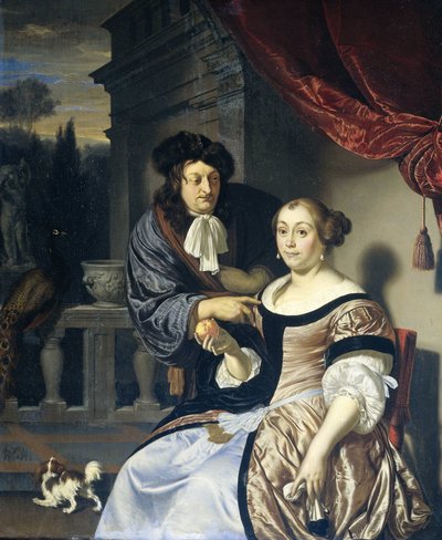 En man och en kvinna av Frans van Mieris (I)