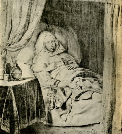 Den sjuka kvinnan av Frans van Mieris