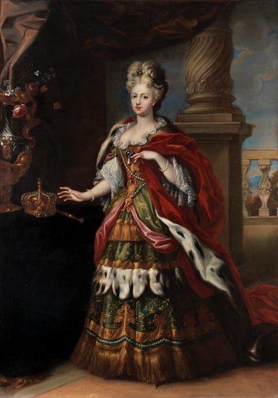 Frans van Stampart Porträtt av Elisabeth Christine av Braunschweig-Wolfenbüttel av Frans van Stampart