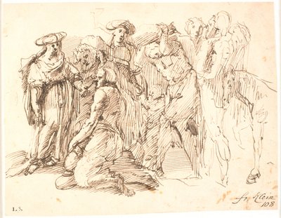 Rafaelisk figurkomposition av Frantz Cleyn