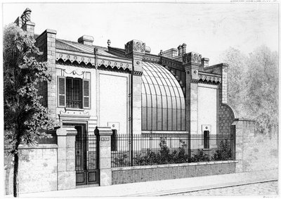 Målarateljé, 57, boulevard Arago, Paris. 1878 av Frantz Huguelin