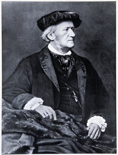 Richard Wagner - porträtt av Franz Hanfstaengl av Franz (after) Hanfstaengl