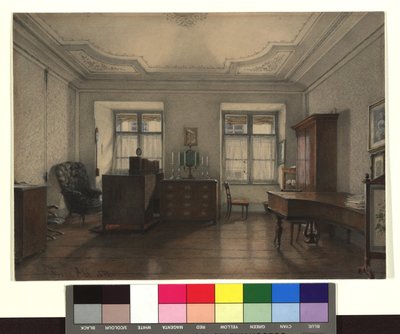 Franz Grillparzers arbetsrum av Franz Alt