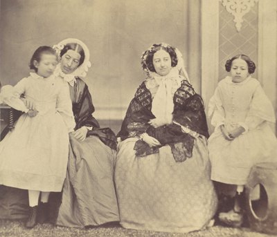 Elise Höusermann, Hermine, Marie och Marie Antoine, 1850-60-tal. av Franz Antoine