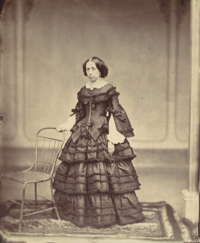 Fru Hofrat Josefine Raymond, 1850-60-tal. av Franz Antoine