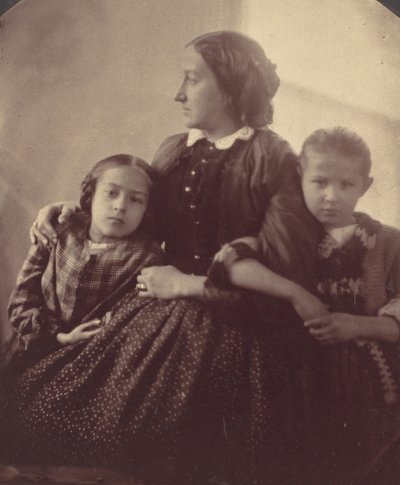 Hermine, Marie och Marie Antoine., 1850-60-tal. av Franz Antoine