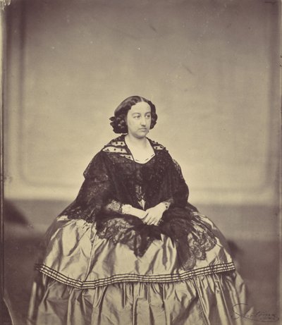 Marie Antoine, geb. Woes, 1850-60-tal. av Franz Antoine