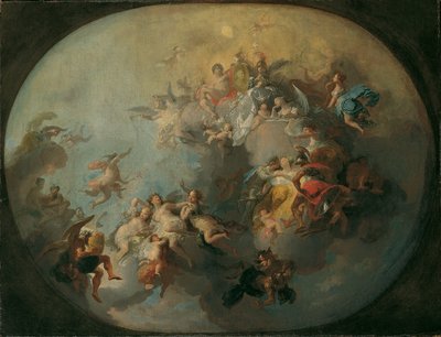 Allegori om ett kungligt äktenskap av Franz Anton Maulbertsch