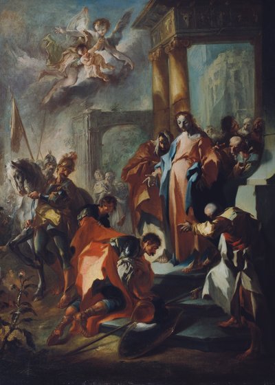 Kristus och hovmästaren i Kapernaum av Franz Anton Maulbertsch