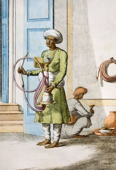 Hookah Burdar, eller Huka Bearer, från 