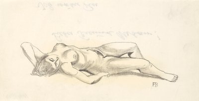 Ligger naken av Franz Barwig d. Ä.