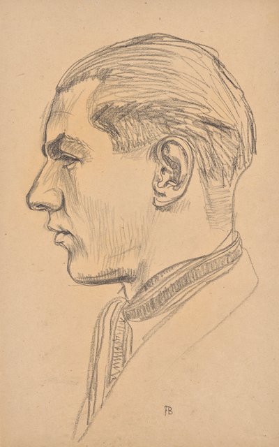 Porträtt av Franz Barwig den yngre av Franz Barwig d. Ä.