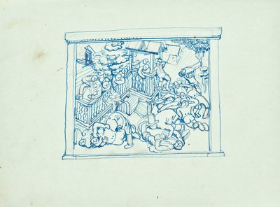Bråkande bönder av Franz Barwig d. Ä.