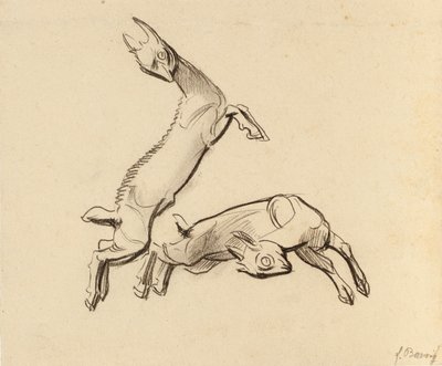 Hoppande Zicklein av Franz Barwig d. Ä.