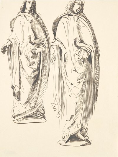 Två mönster för St. John av Franz Barwig d. Ä.