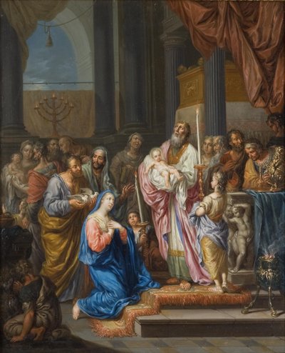 Offergåva i templet av Franz Christoph Janneck