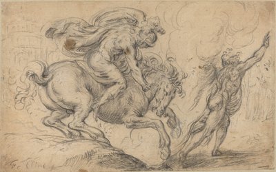 Marcus Curtius offer av Franz Cleyn