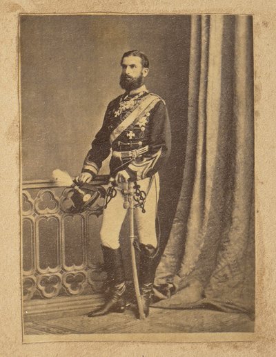 [Porträtt av Carol I av Rumänien] av Franz Duschek