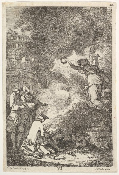 Ett besök i Rom 1764, 1764. av Franz Edmund Weirotter