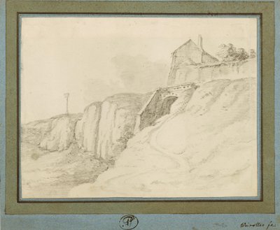 Hus över klippor (bro) av Franz Edmund Weirotter