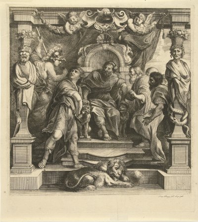 Twist of Achilles med Agamemnon History of Achilles (serietitel) av Franz Ertinger