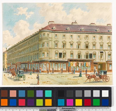 2., Taborstraße 15 – Johann Strauss den äldres bostadshus, av Franz Gerasch