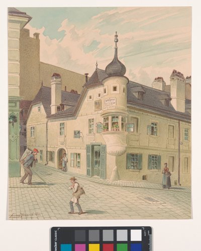 7., Faßziehergasse 2 / Gardegasse 3 – Fasszieherhaus av Franz Gerasch