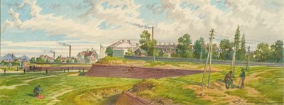 Lerchenfelderlinjen i Wien av Franz Gerasch