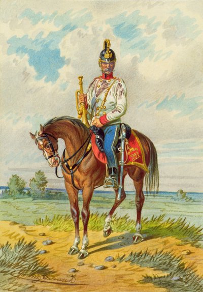 soldat till häst av Franz Gerasch