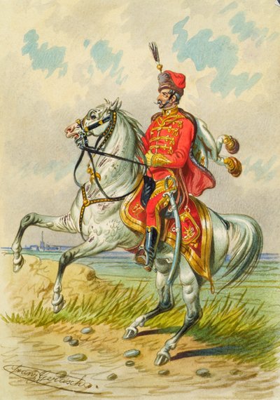 soldat till häst av Franz Gerasch