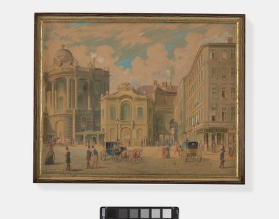 Gamla Burgtheater, Wien, 1850-talet av Franz Gerasch
