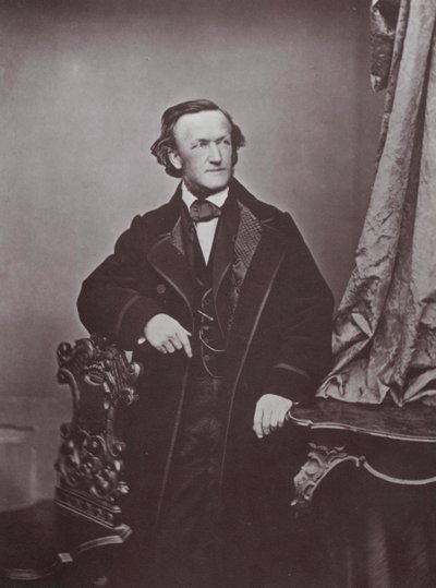 Richard Wagner, tysk kompositör, 1860-talet av Franz Hanfstaengl