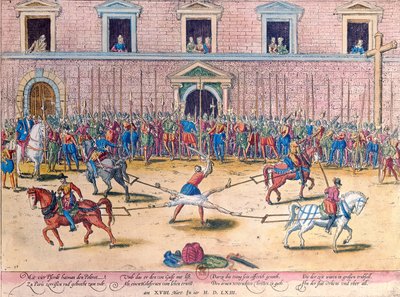 Avrättning av Jean de Poltrot, Sieur de Mere, den 18 mars 1563 av Franz Hogenberg