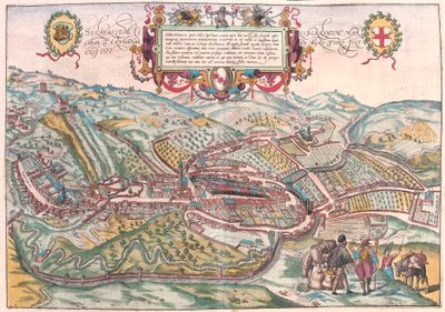 Serravalle, Vittorio Veneto (Treviso), Italien (gravyr av Franz Hogenberg