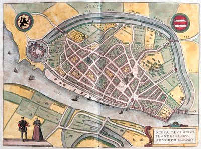 Sluys, Nederländerna av Franz Hogenberg