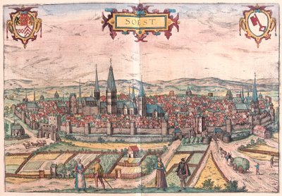 Soest, Tyskland (gravyr av Franz Hogenberg