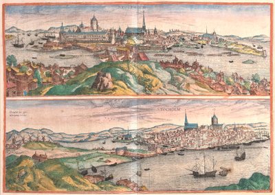 Stockholm, Sverige (gravyr av Franz Hogenberg