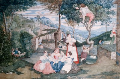 Tyska: Italienisches Landleben Italienskt lantliv av Franz Horny