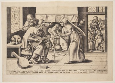 Master John Blockhead (luthantverkaren) av Franz Huys