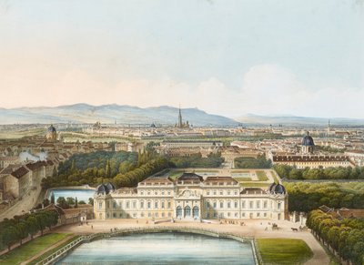 Belvedere slott av Franz Josef Sandmann
