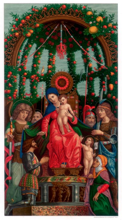 Madonna av Segern, 1496 1870 av Franz Kellerhoven