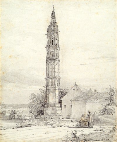 "Det eviga ljuset", pestkolonnen, i Klosterneuburg av Franz Kletzinsky