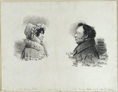 Rådet Kühne och hans hustru av Franz Krüger