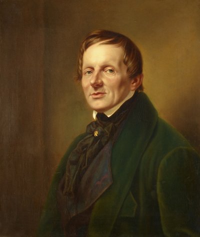 Porträtt av skulptören Ludwig Wichmann (kopia efter Franz Krüger) av Franz Krüger
